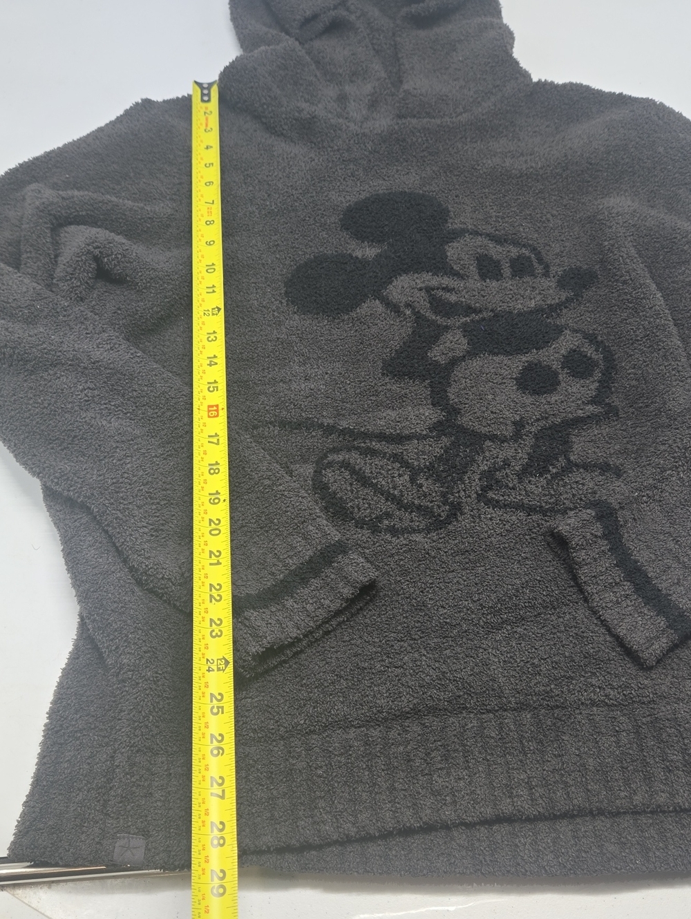 Disney Barefoot Dreams Hoodie Gray Mickey Graphic Hoodie - Picture 8 of 12